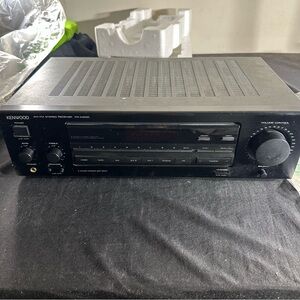 Kenwood KR-A4040 AM/FM Analog Stereo Receiver 2-Channel 5 Inputs Black